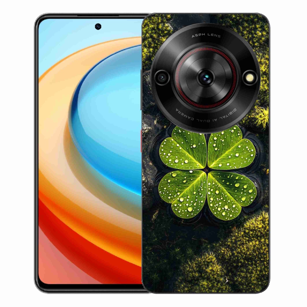 ZTE Blade A75 zselés tok mmCase - négylevelű lóhere