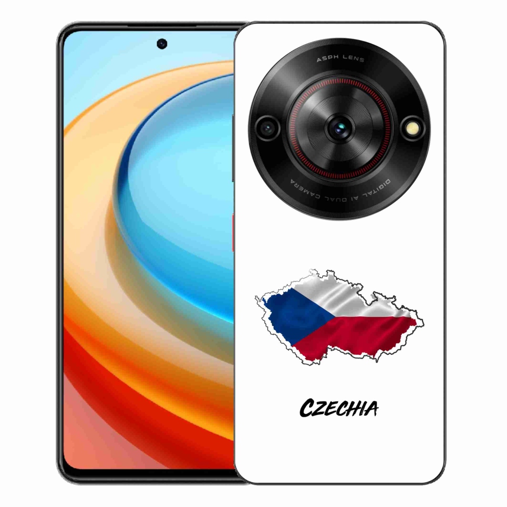 ZTE Blade A75 zselés tok mmCase - Csehország fehér háttér