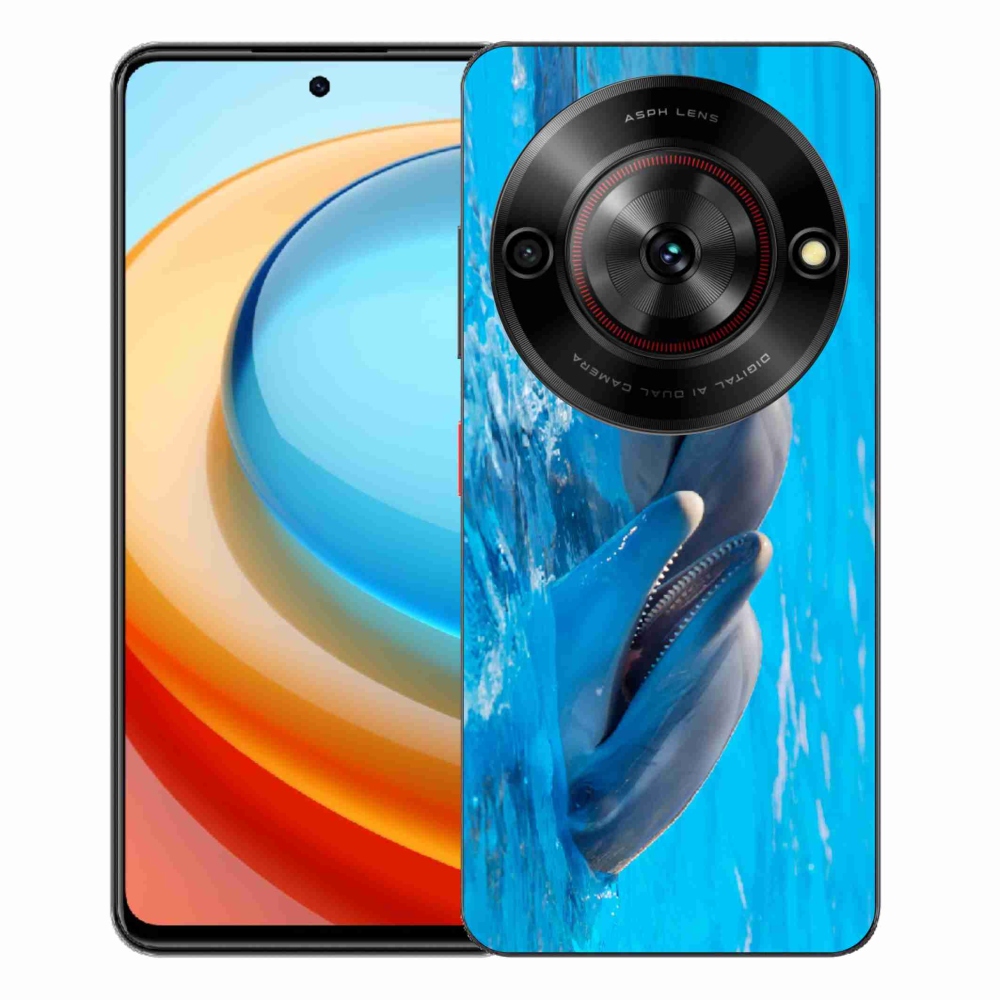 ZTE Blade A75 zselés tok mmCase - delfinek