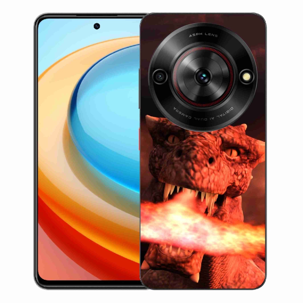 ZTE Blade A75 zselés borítás mmCase - sárkány