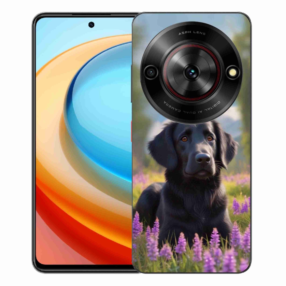 ZTE Blade A75 zselés borítás mmCase - elegáns fekete retriever