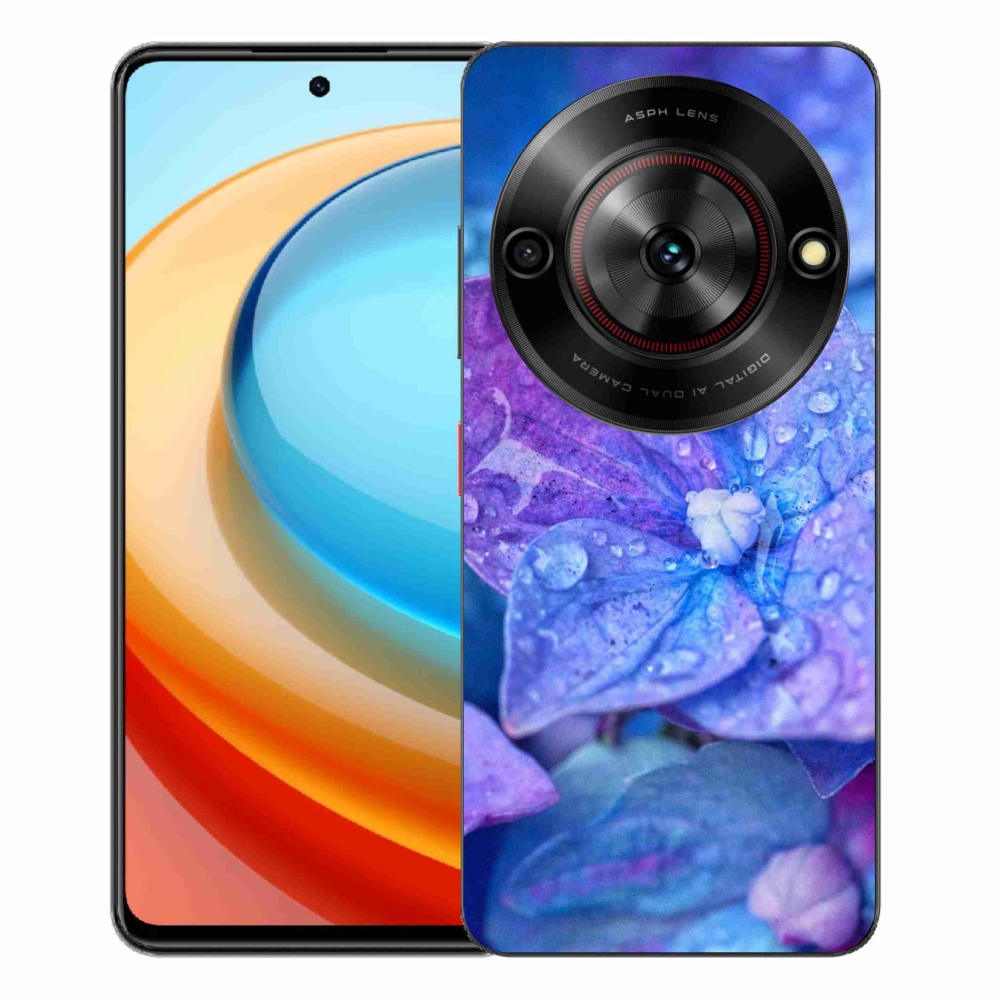 ZTE Blade A75 zselés borító mmCase - lila virág
