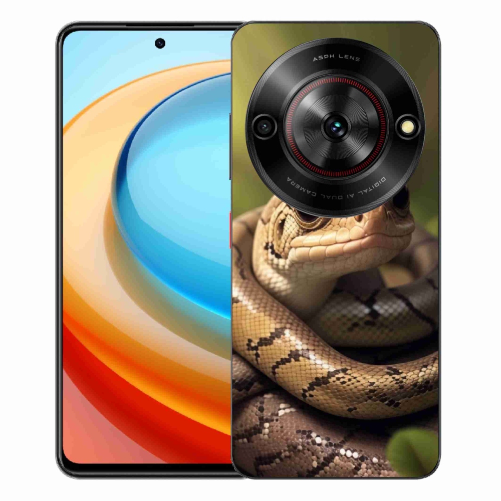 ZTE Blade A75 zselés tok mmCase - kígyó 1