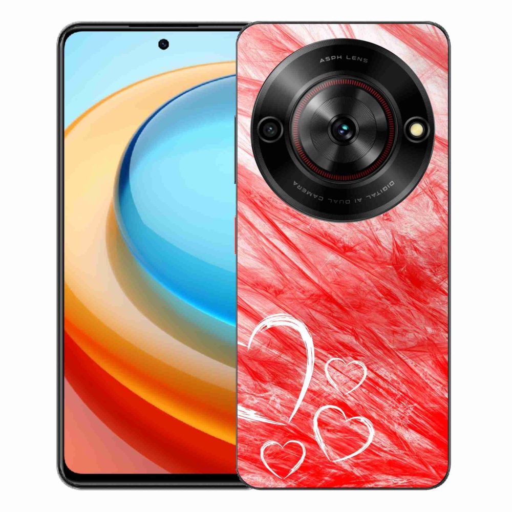 ZTE Blade A75 zselés tok mmCase - szív