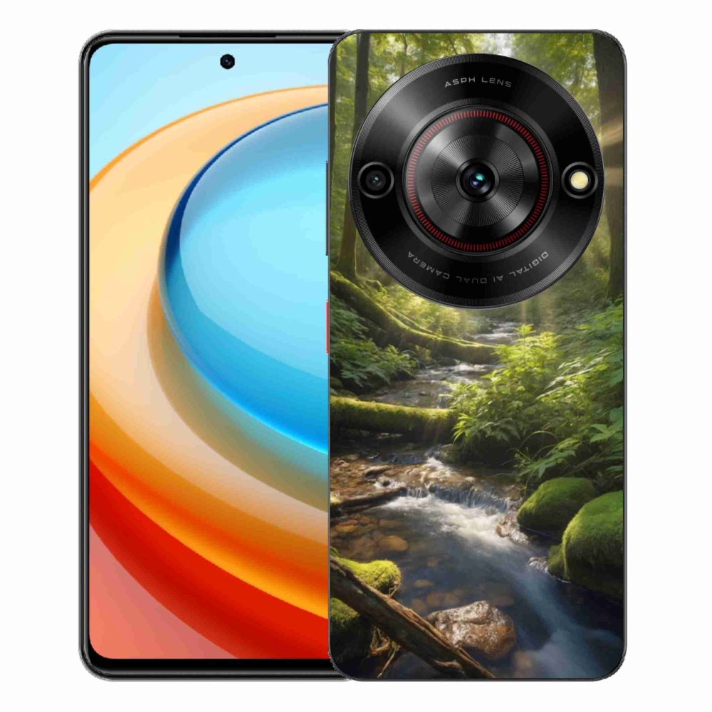 ZTE Blade A75 zselés borítás mmCase - az erdő mélysége