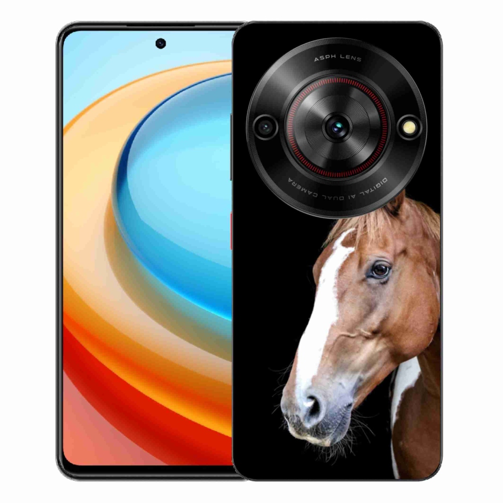 ZTE Blade A75 zselés tok mmCase - barna ló 3