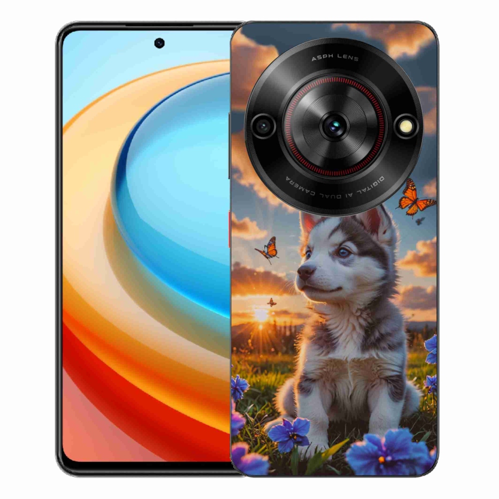 ZTE Blade A75 zselés borítás mmCase - husky naplementében