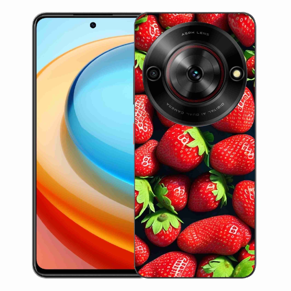 ZTE Blade A75 zselés tok mmCase - eper