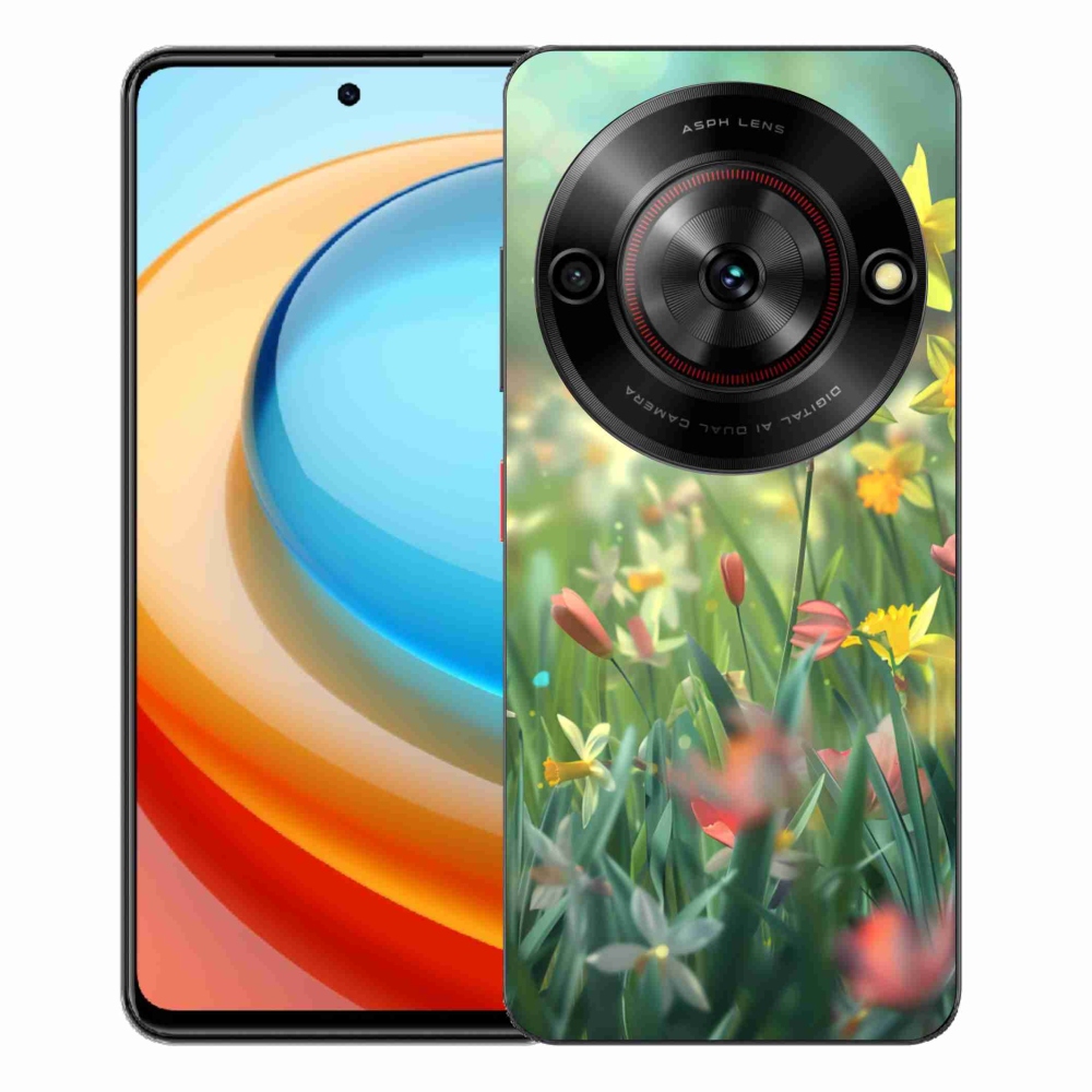 ZTE Blade A75 zselés tok mmCase - tavaszi virágok