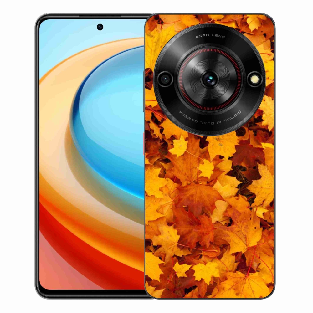 ZTE Blade A75 zselés tok mmCase - juharlevelek