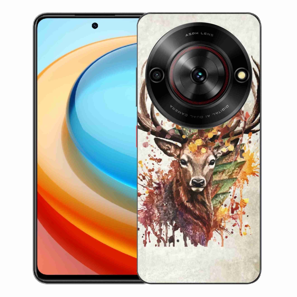 ZTE Blade A75 zselés tok mmCase - szarvas 1