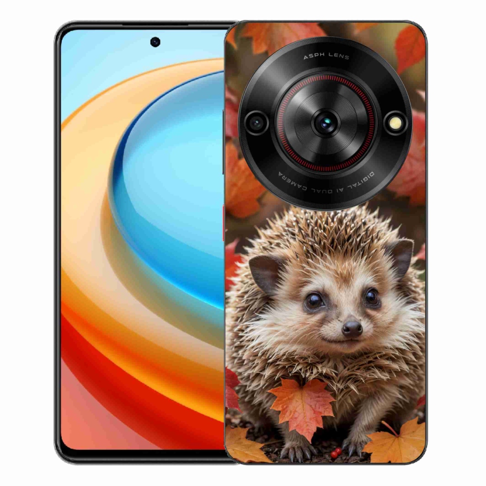 ZTE Blade A75 zselés tok mmCase - sün a levelekben