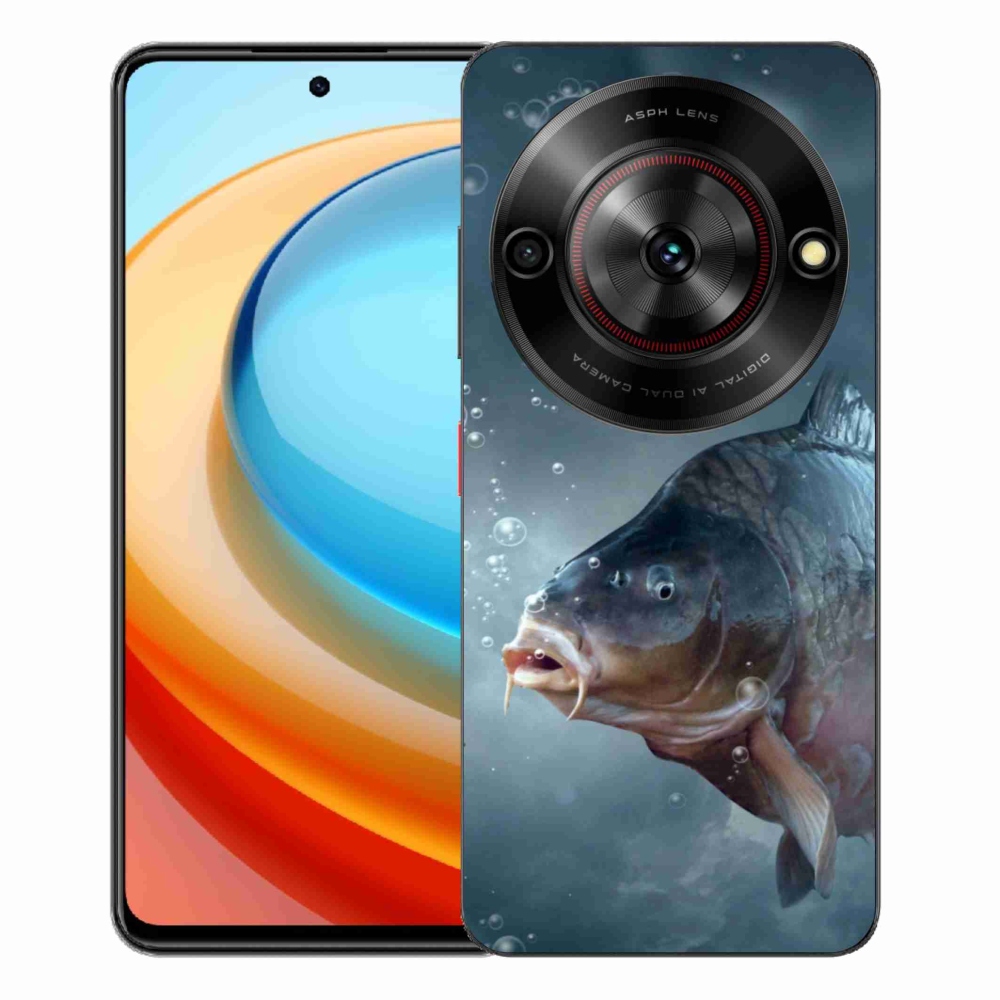 ZTE Blade A75 zselés borítás mmCase - ponty és buborékok