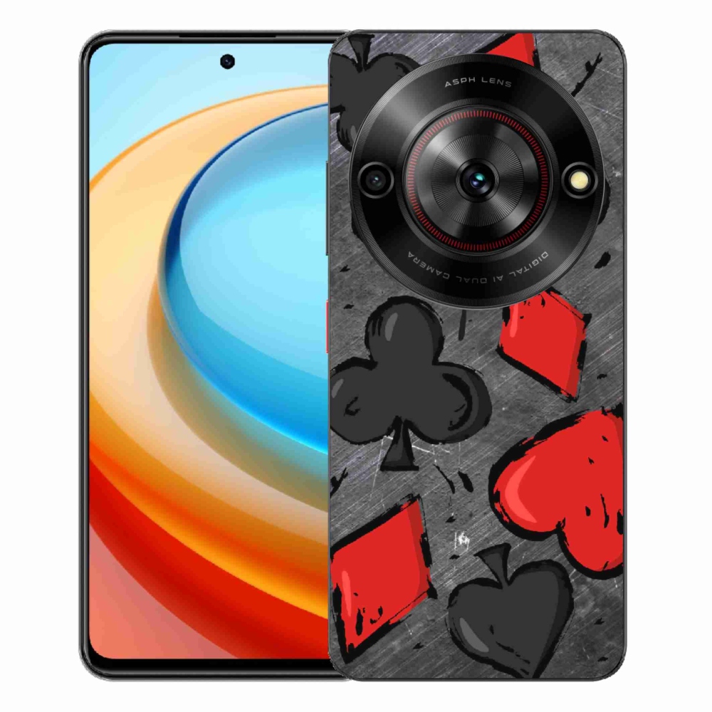 ZTE Blade A75 zselés tok mmCase - kártya 1