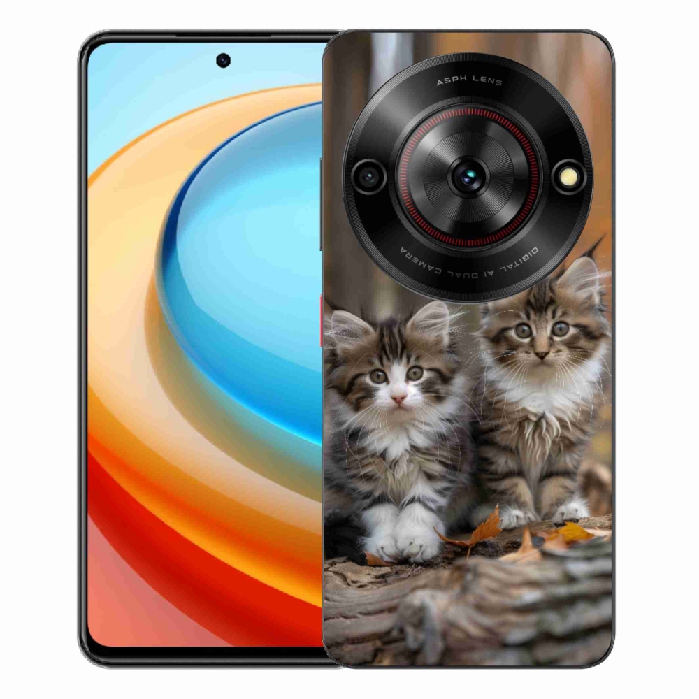ZTE Blade A75 zselés tok mmCase - cat duo 3