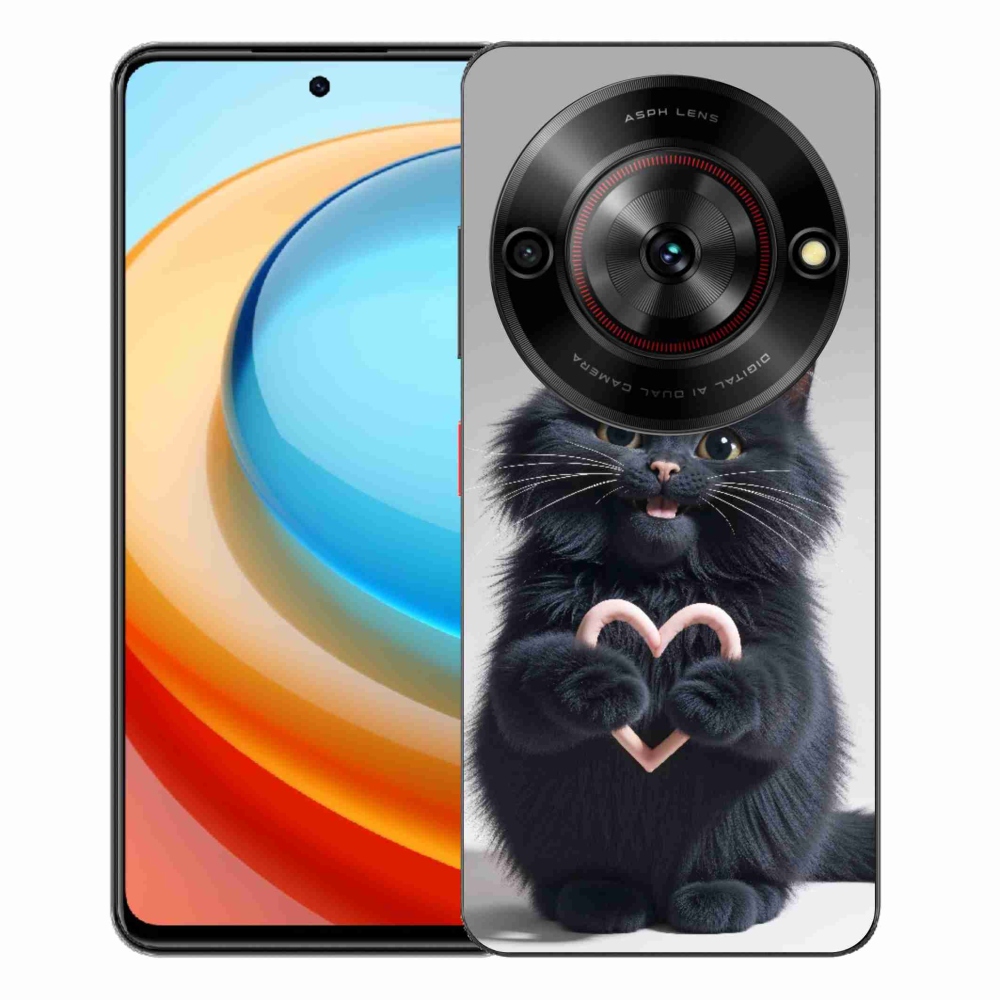 ZTE Blade A75 zselés borító mmCase - macskaszerelem 3