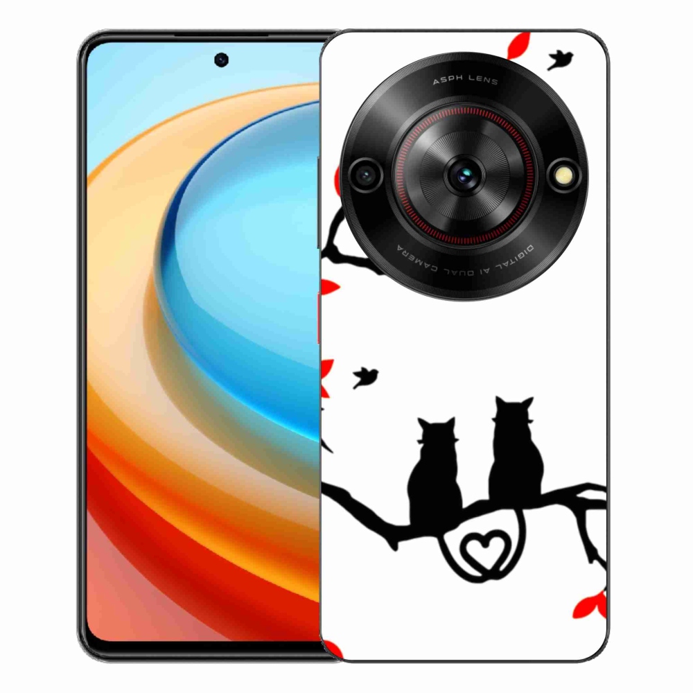 ZTE Blade A75 zselés borítás mmCase - macskaszerelem