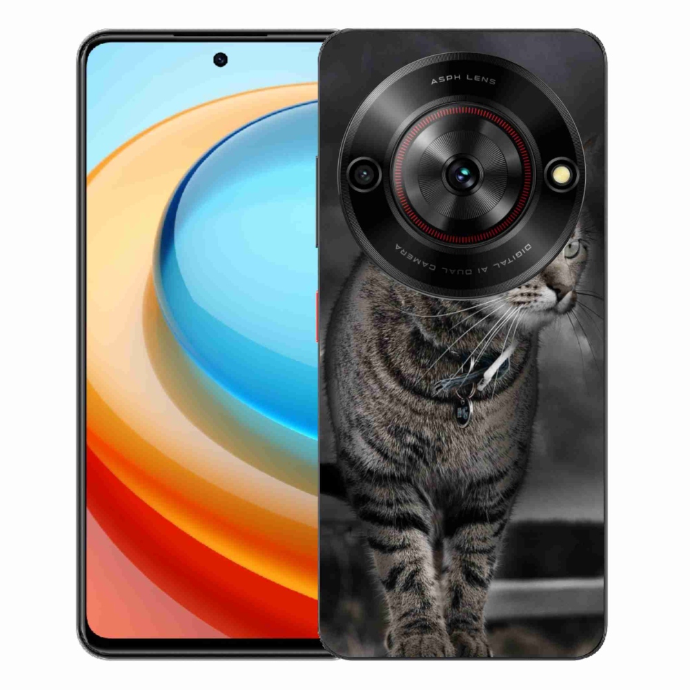 ZTE Blade A75 zselés tok mmCase - macska