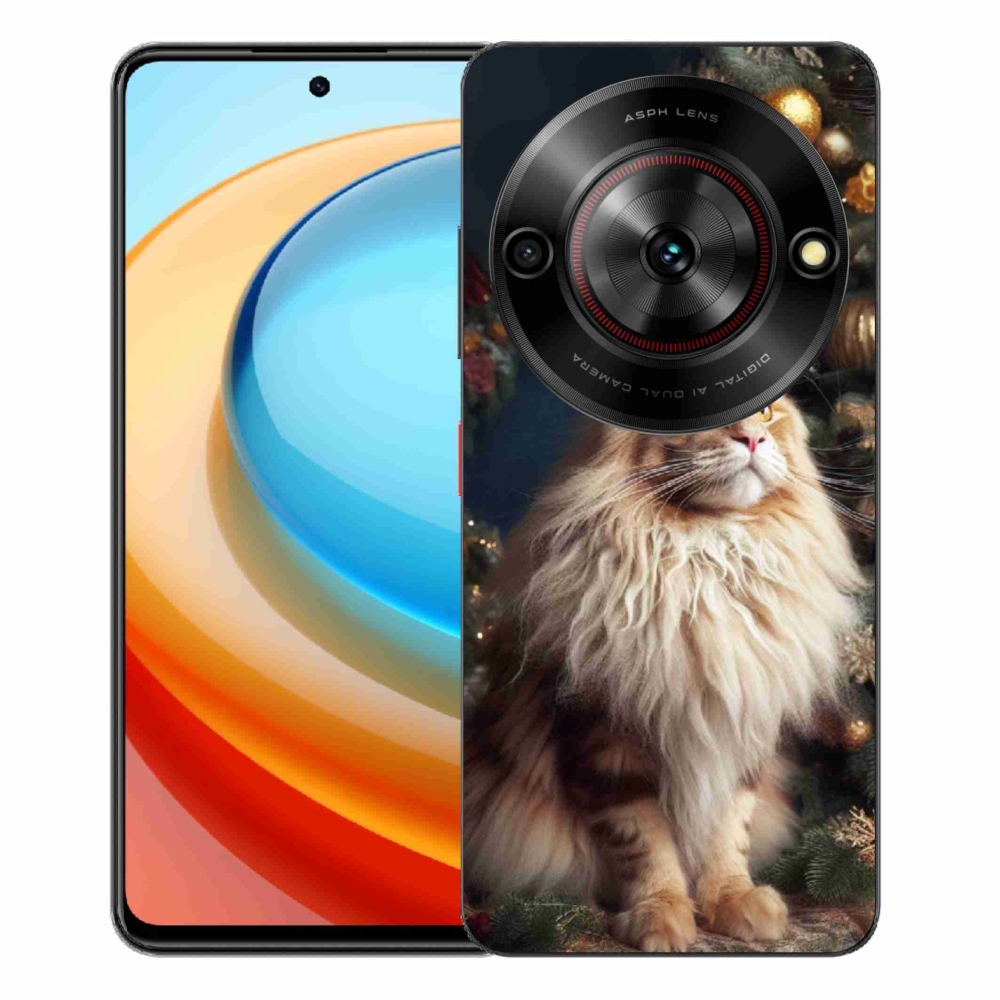 ZTE Blade A75 zselés tok mmCase - macska a fánál