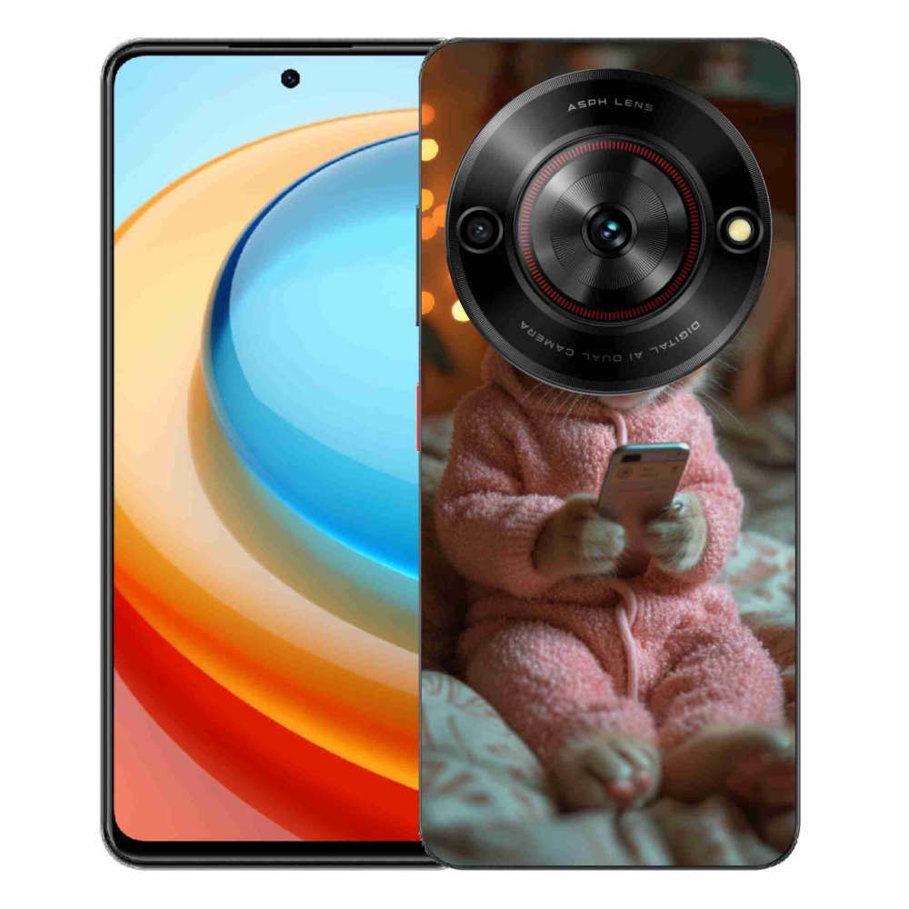 ZTE Blade A75 zselés tok mmCase - baba mobillal