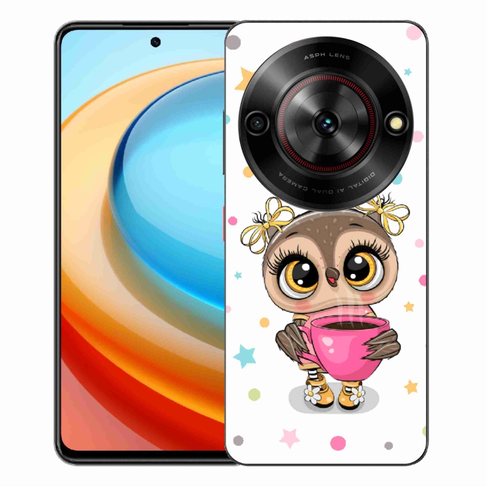 ZTE Blade A75 zselés tok mmCase - rajzfilm bagolyhoz