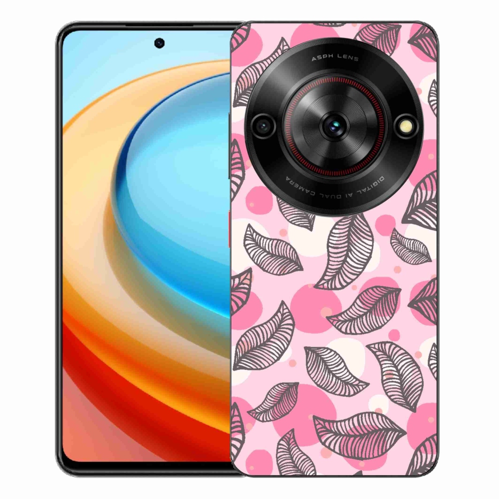 ZTE Blade A75 zselés borítás mmCase - rajzfilm hulló levelek