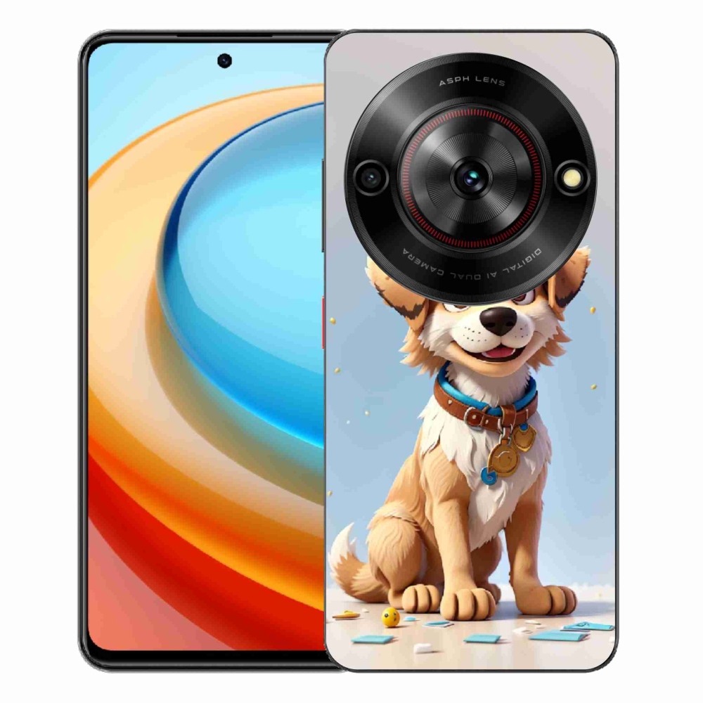 ZTE Blade A75 zselés tok mmCase - rajzfilm kölyökkutyákhoz