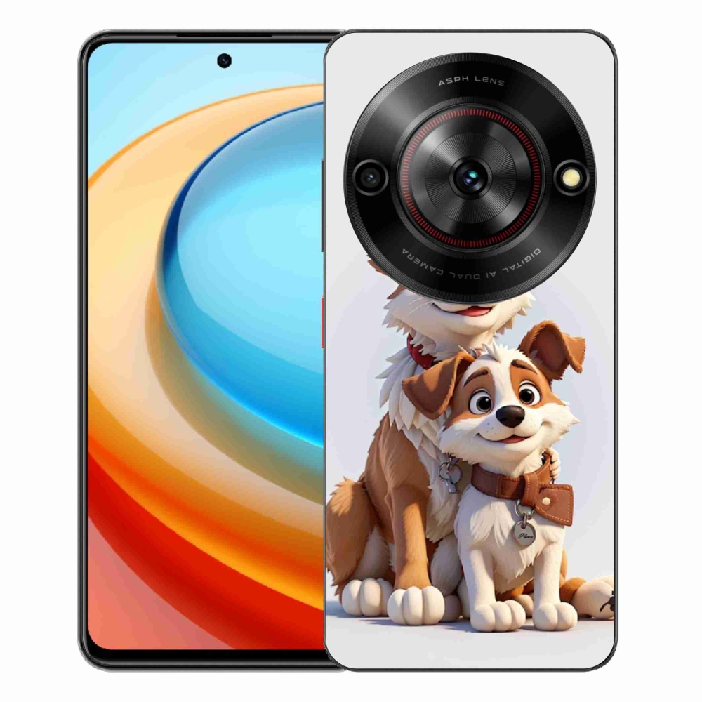 ZTE Blade A75 zselés borító mmCase - rajz kutyákhoz