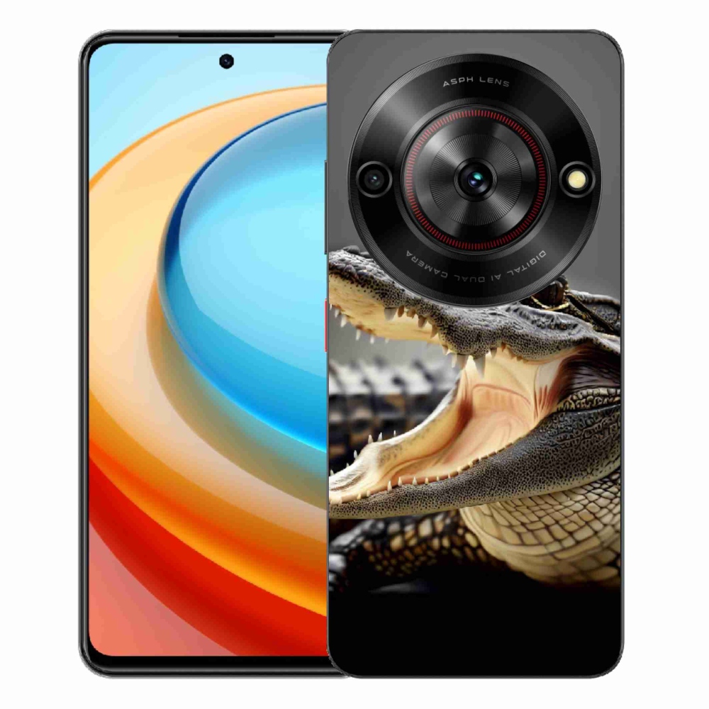 ZTE Blade A75 zselés tok mmCase - krokodil