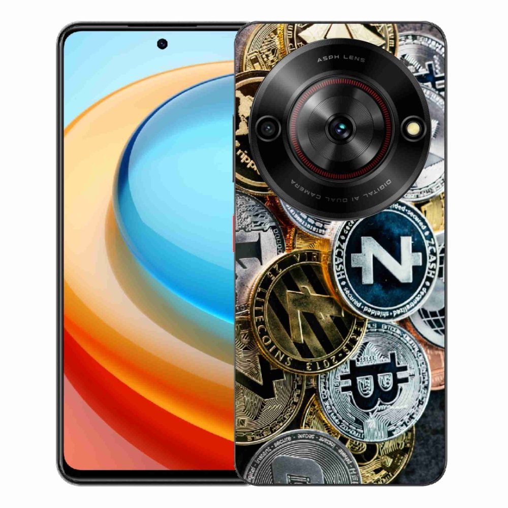 ZTE Blade A75 zselés tok mmCase - kriptovaluták