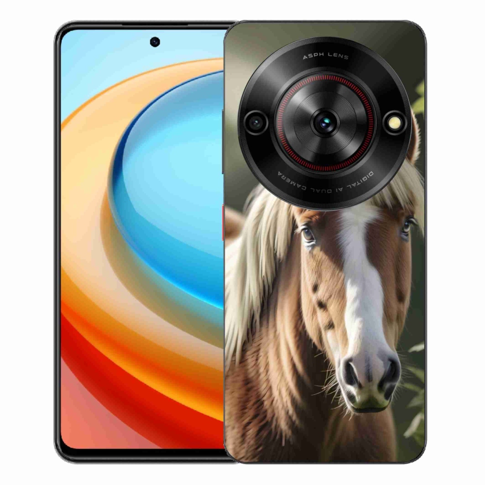 ZTE Blade A75 zselés tok mmCase - ló könnyű sörénnyel