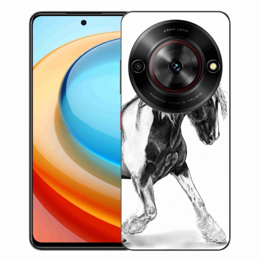 ZTE Blade A75 zselés tok mmCase - ló