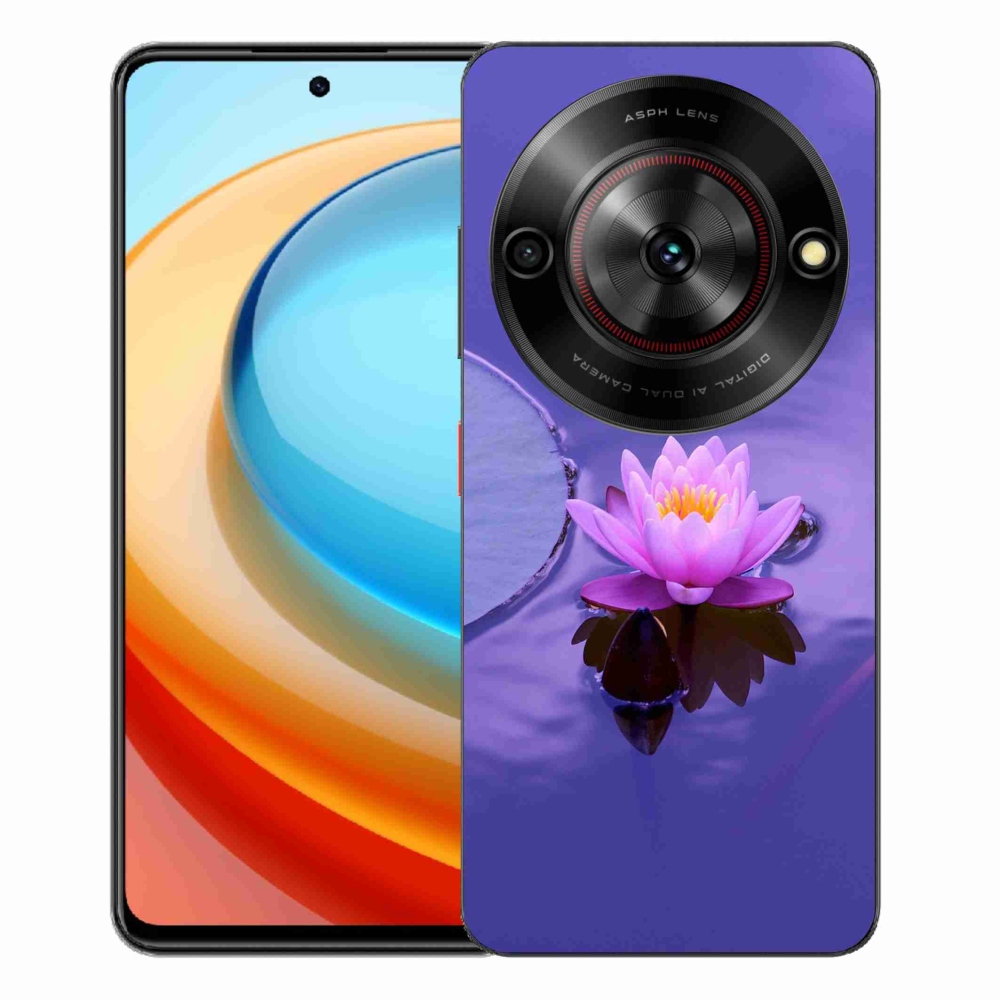 ZTE Blade A75 zselés tok mmCase - virág a felületen