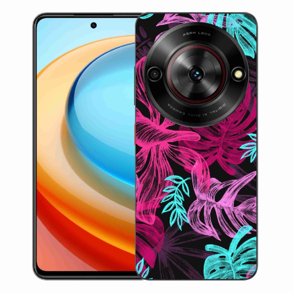 ZTE Blade A75 zselés tok mmCase - virág 1