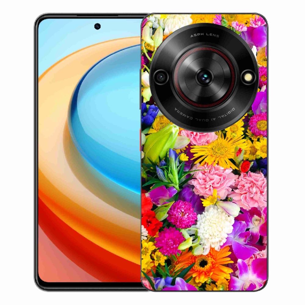 ZTE Blade A75 zselés tok mmCase - virágok 12