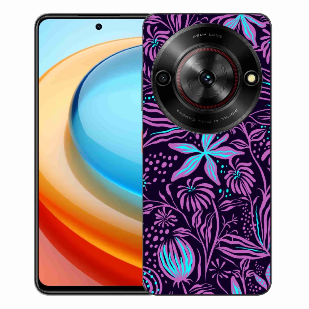 ZTE Blade A75 zselés tok mmCase - virágok 2