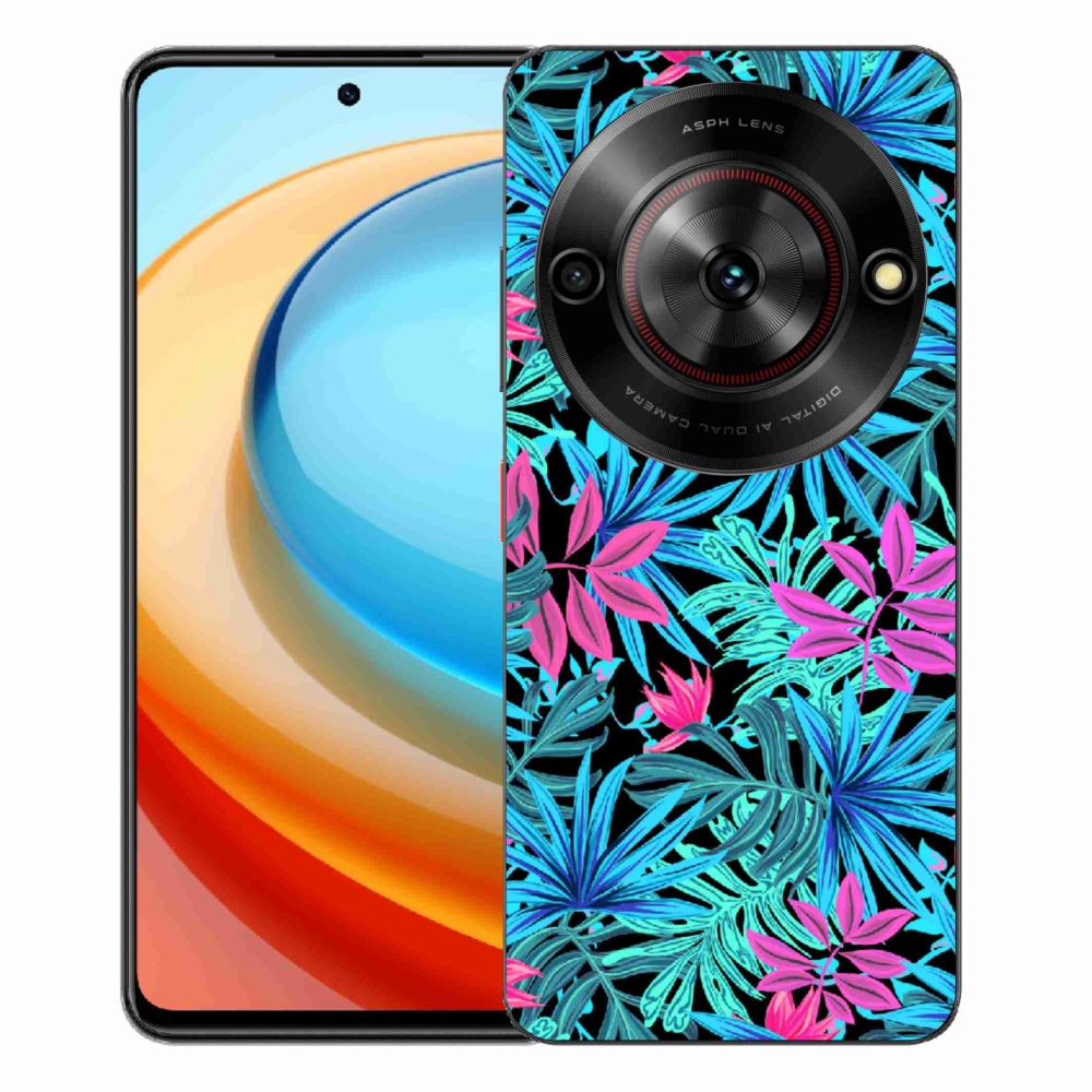 ZTE Blade A75 zselés tok mmCase - virágok 3