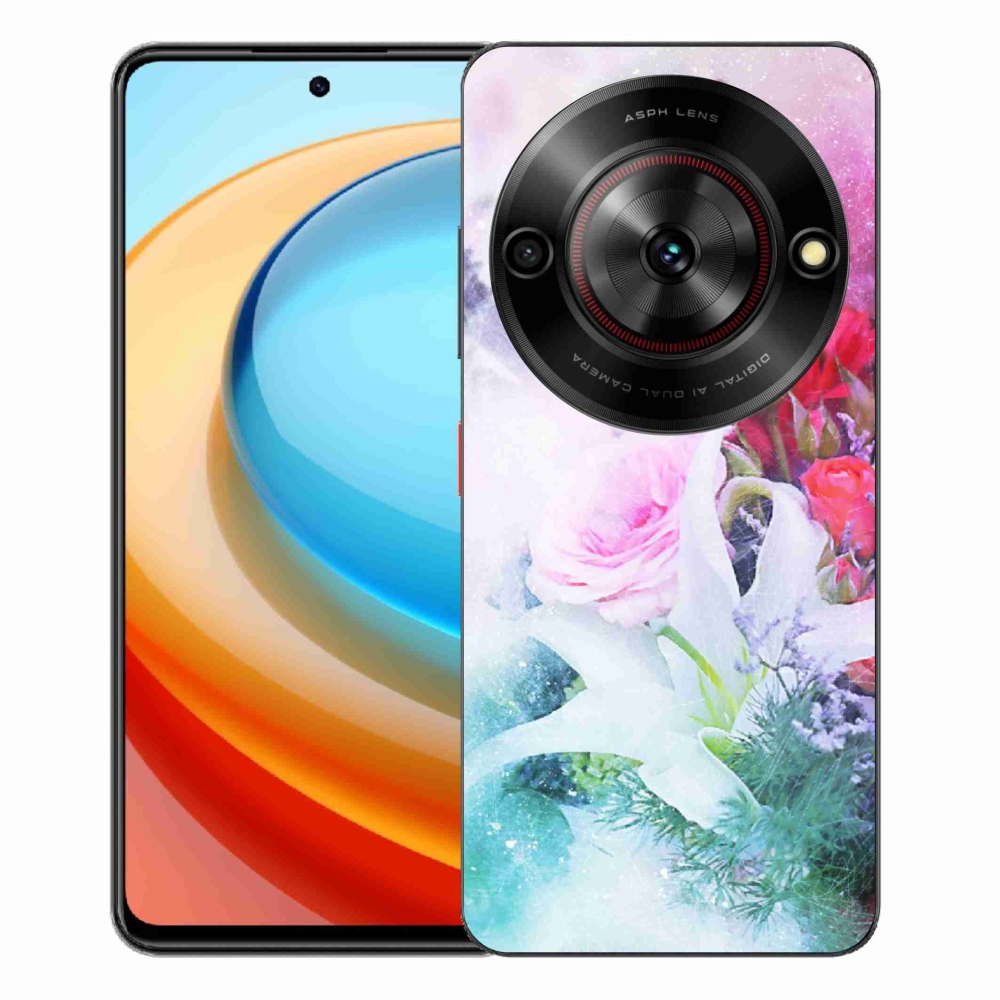 ZTE Blade A75 zselés tok mmCase - virágok 4
