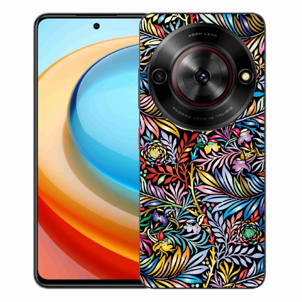 ZTE Blade A75 zselés tok mmCase - virágok 5