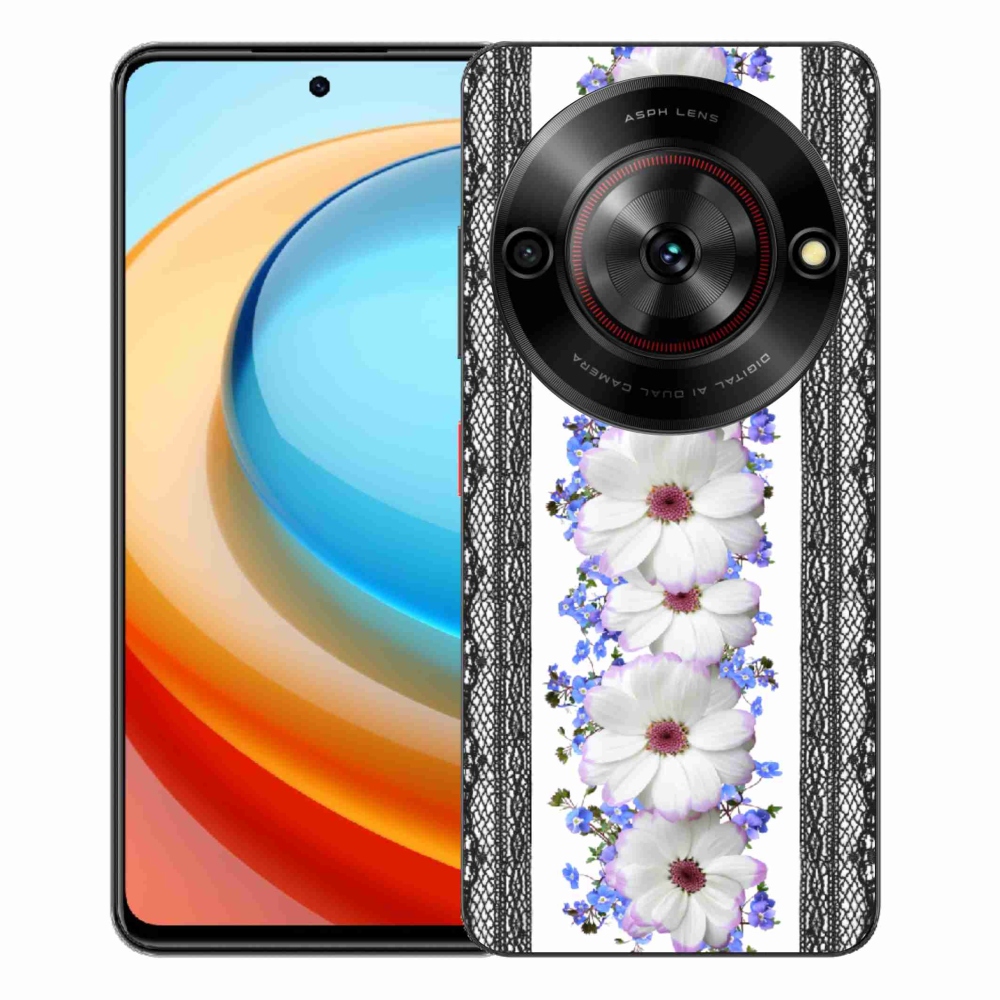 ZTE Blade A75 zselés tok mmCase - virágok 8