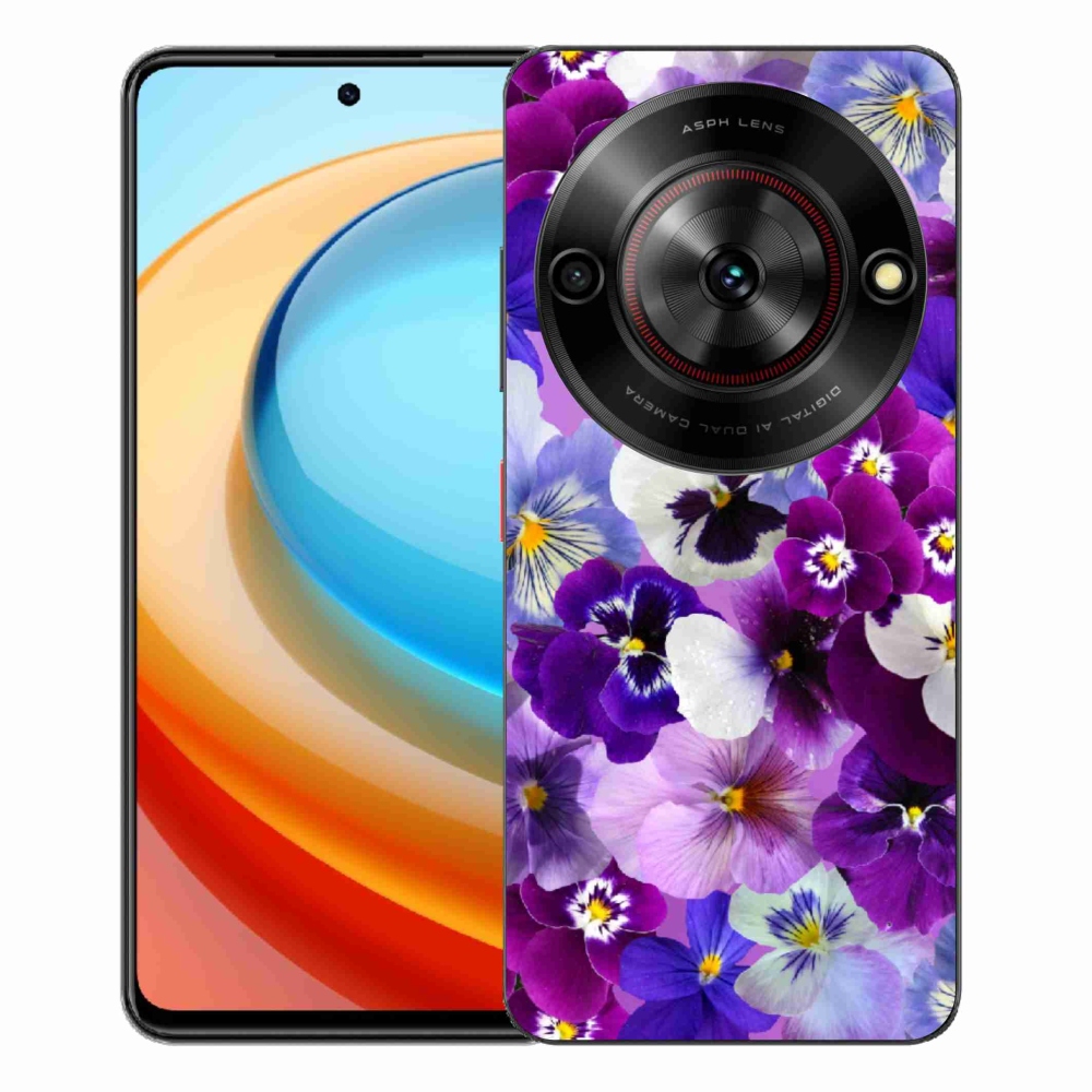 ZTE Blade A75 zselés tok mmCase - virágok 9