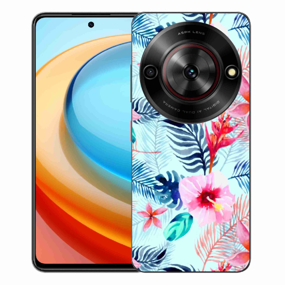 ZTE Blade A75 zselés tok mmCase - virágok