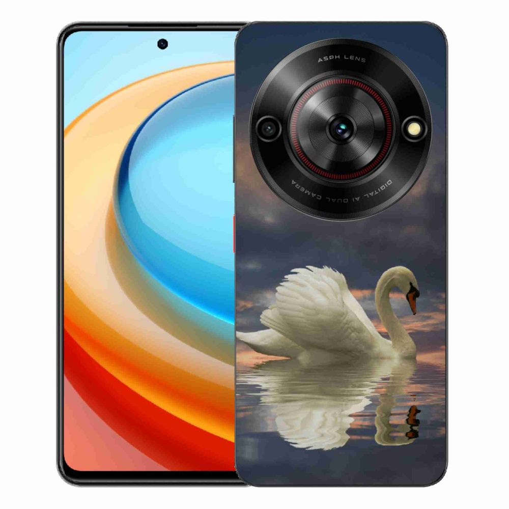 ZTE Blade A75 zselés tok mmCase - hattyú