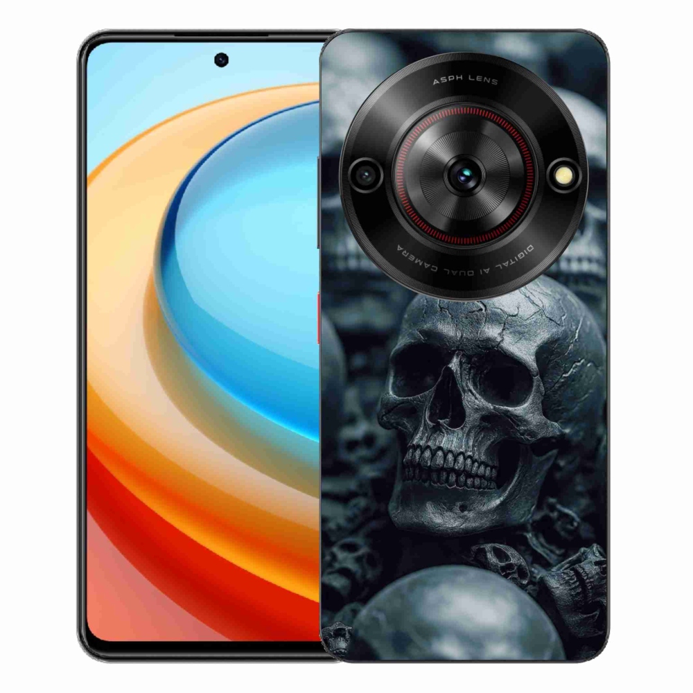 ZTE Blade A75 zselés tok mmCase - koponya 2
