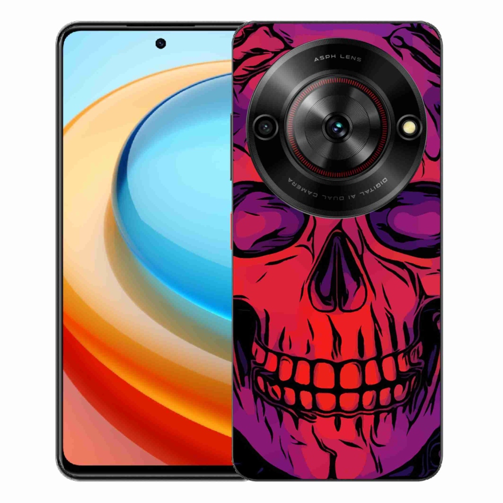 ZTE Blade A75 zselés borítás mmCase - koponya