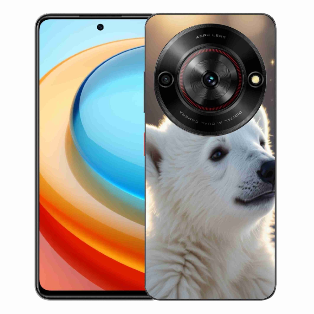 ZTE Blade A75 zselés tok mmCase - jegesmedve