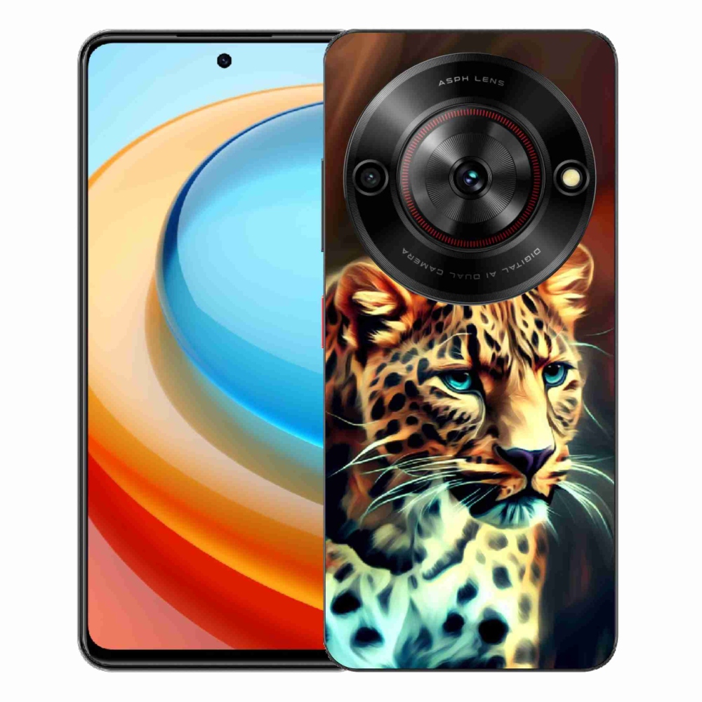 ZTE Blade A75 zselés tok mmCase - leopárd