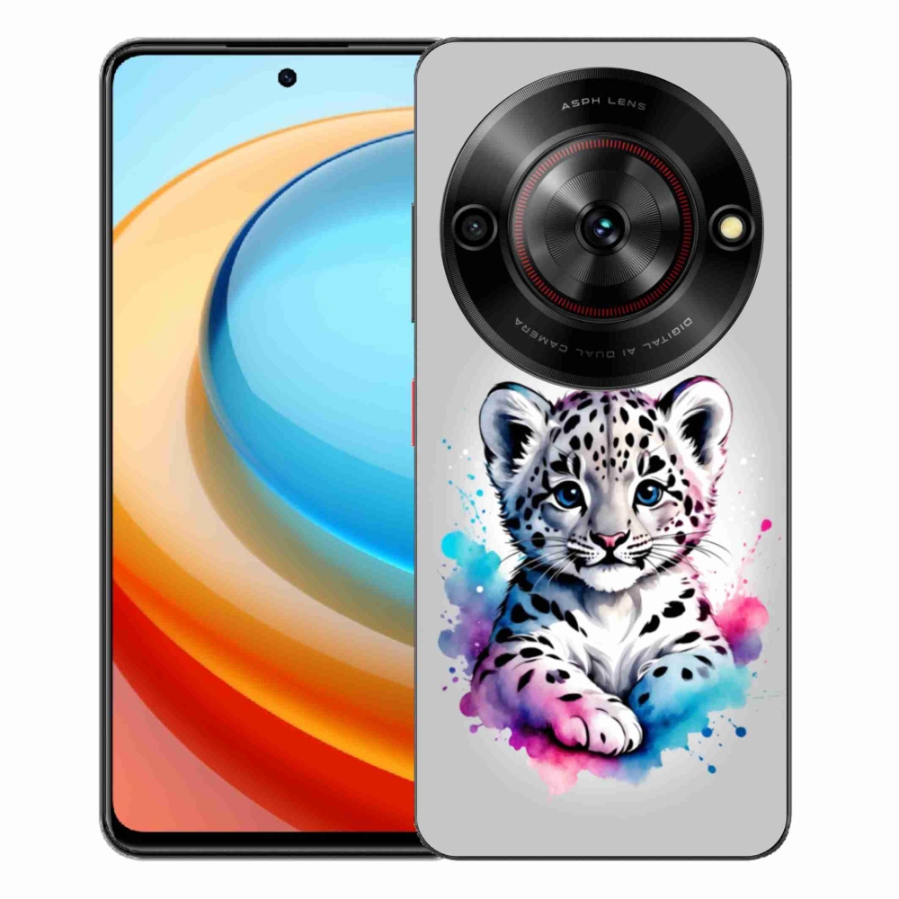 ZTE Blade A75 zselés tok mmCase - leopárd kölyök