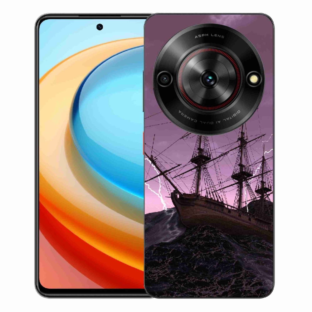 ZTE Blade A75 zselés tok mmCase - hajó a viharban