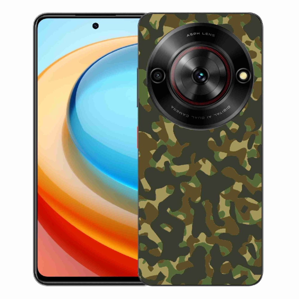 ZTE Blade A75 zselés tok mmCase - terepszínű mintázat 1
